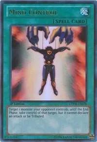 Mind Control LCYW-EN176 1st Edition Yu-Gi-Oh card from Legendary Collection 3: Yugi's World