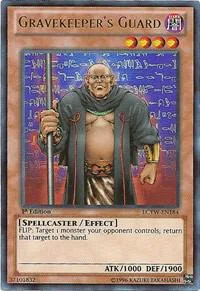 Gravekeeper's Guard LCYW-EN184 Unlimited Yu-Gi-Oh card from Legendary Collection 3: Yugi's World