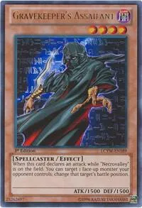 Gravekeeper's Assailant LCYW-EN189 Unlimited Yu-Gi-Oh card from Legendary Collection 3: Yugi's World
