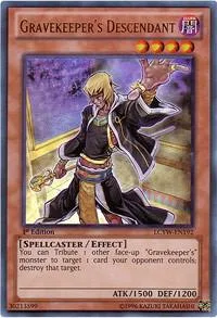 Gravekeeper's Descendant LCYW-EN192 1st Edition Yu-Gi-Oh card from Legendary Collection 3: Yugi's World