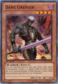 Dark Grepher LCYW-EN208 1st Edition Yu-Gi-Oh card from Legendary Collection 3: Yugi's World