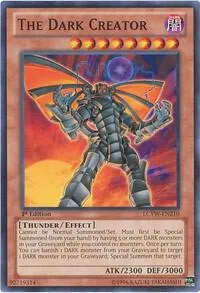 The Dark Creator LCYW-EN210 Unlimited Yu-Gi-Oh card from Legendary Collection 3: Yugi's World