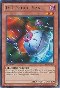 D.D. Scout Plane LCYW-EN216 Yu-Gi-Oh card from Legendary Collection 3: Yugi's World