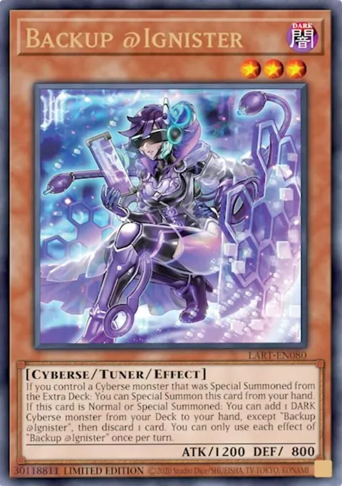 Backup @Ignister LART-EN080 Yu-Gi-Oh card from The Lost Art Promotion