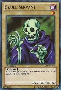 Skull Servant LCYW-EN219 Unlimited Yu-Gi-Oh card from Legendary Collection 3: Yugi's World