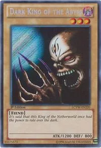 Dark King of the Abyss LCYW-EN220 Unlimited Yu-Gi-Oh card from Legendary Collection 3: Yugi's World