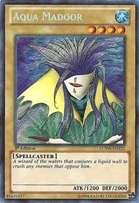 Aqua Madoor LCYW-EN221 Unlimited Yu-Gi-Oh card from Legendary Collection 3: Yugi's World