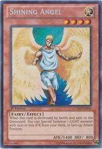 Shining Angel LCYW-EN236 1st Edition Yu-Gi-Oh card from Legendary Collection 3: Yugi's World