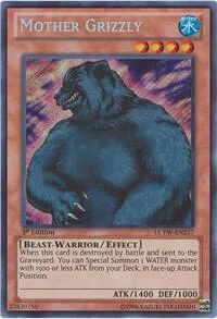 Mother Grizzly LCYW-EN237 1st Edition Yu-Gi-Oh card from Legendary Collection 3: Yugi's World
