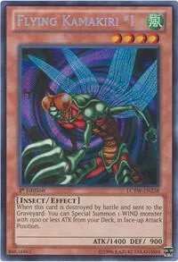 Flying Kamakiri #1 LCYW-EN238 Unlimited Yu-Gi-Oh card from Legendary Collection 3: Yugi's World