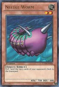 Needle Worm LCYW-EN244 Unlimited Yu-Gi-Oh card from Legendary Collection 3: Yugi's World