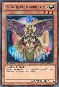 The Agent of Creation - Venus LCYW-EN253 Yu-Gi-Oh card from Legendary Collection 3: Yugi's World