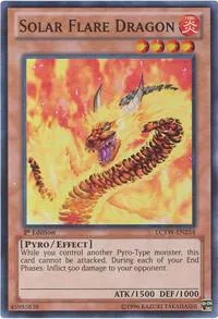 Solar Flare Dragon LCYW-EN254 Unlimited Yu-Gi-Oh card from Legendary Collection 3: Yugi's World