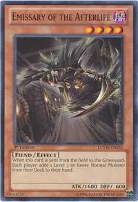 Emissary of the Afterlife LCYW-EN255 Unlimited Yu-Gi-Oh card from Legendary Collection 3: Yugi's World
