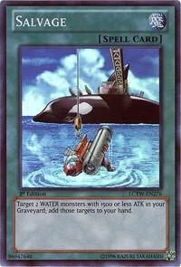 Salvage LCYW-EN276 1st Edition Yu-Gi-Oh card from Legendary Collection 3: Yugi's World