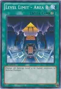 Level Limit - Area B LCYW-EN279 Unlimited Yu-Gi-Oh card from Legendary Collection 3: Yugi's World