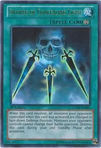 Swords of Concealing Light LCYW-EN281 Unlimited Yu-Gi-Oh card from Legendary Collection 3: Yugi's World