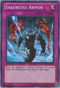 Sakuretsu Armor LCYW-EN288 1st Edition Yu-Gi-Oh card from Legendary Collection 3: Yugi's World