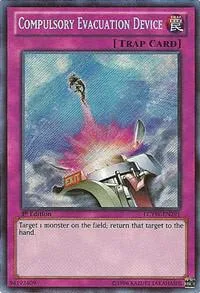 Compulsory Evacuation Device LCYW-EN291 Unlimited Yu-Gi-Oh card from Legendary Collection 3: Yugi's World
