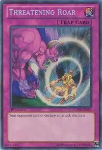 Threatening Roar LCYW-EN297 Unlimited Yu-Gi-Oh card from Legendary Collection 3: Yugi's World
