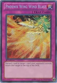 Phoenix Wing Wind Blast LCYW-EN298 Unlimited Yu-Gi-Oh card from Legendary Collection 3: Yugi's World