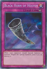 Black Horn of Heaven LCYW-EN300 Unlimited Yu-Gi-Oh card from Legendary Collection 3: Yugi's World