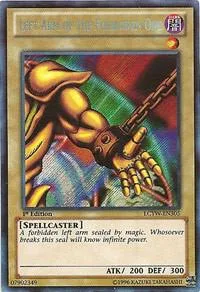 Left Arm of the Forbidden One LCYW-EN305 1st Edition Yu-Gi-Oh card from Legendary Collection 3: Yugi's World