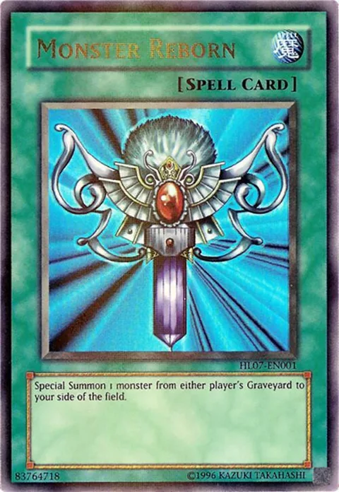 Monster Reborn HL07-EN001 Yu-Gi-Oh card from Hobby League 7