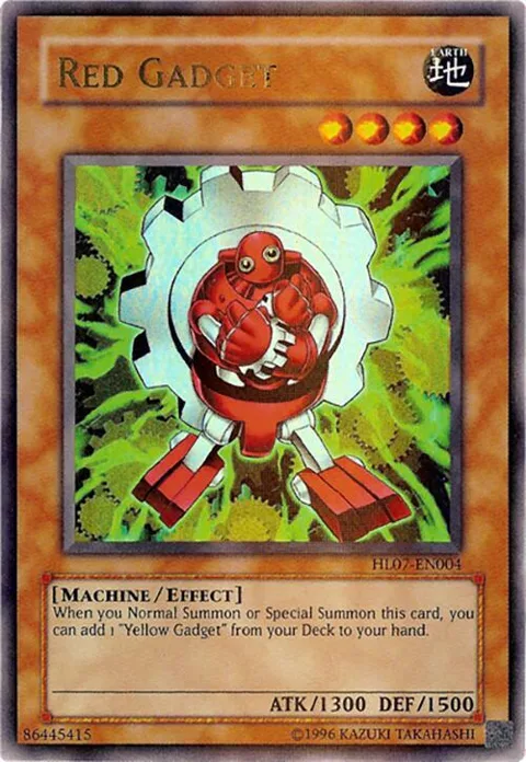 Red Gadget HL07-EN004 Yu-Gi-Oh card from Hobby League 7