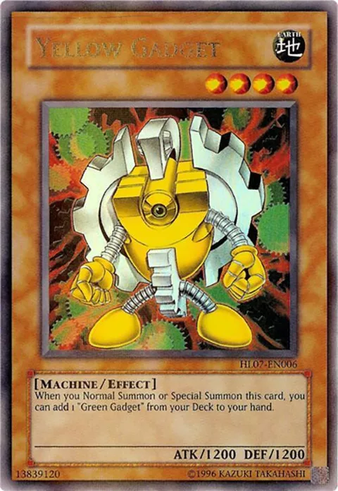 Yellow Gadget HL07-EN006 Yu-Gi-Oh card from Hobby League 7