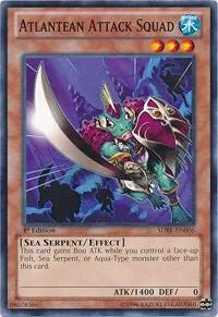 Atlantean Attack Squad SDRE-EN006 Yu-Gi-Oh card from Structure Deck: Realm of the Sea Emperor