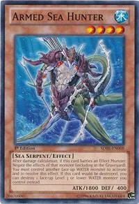 Armed Sea Hunter SDRE-EN008 Yu-Gi-Oh card from Structure Deck: Realm of the Sea Emperor