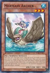 Mermaid Archer SDRE-EN011 Yu-Gi-Oh card from Structure Deck: Realm of the Sea Emperor