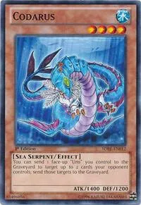 Codarus SDRE-EN012 Yu-Gi-Oh card from Structure Deck: Realm of the Sea Emperor