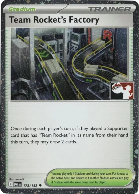 Team Rocket's Factory - 173/182 Cosmos Holo #173/182 Holofoil Pokémon card from Prize Pack Series Cards