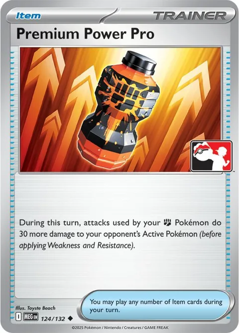 Premium Power Pro #124/132 Pokémon card from Prize Pack Series Cards