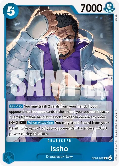 Issho EB04-022 One Piece card from The Azure Sea's Seven