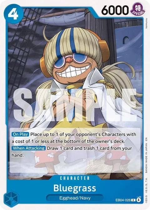 Bluegrass EB04-026 One Piece card from The Azure Sea's Seven