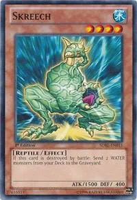 Skreech SDRE-EN015 Yu-Gi-Oh card from Structure Deck: Realm of the Sea Emperor