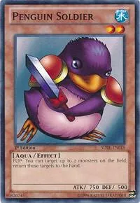 Penguin Soldier SDRE-EN018 Yu-Gi-Oh card from Structure Deck: Realm of the Sea Emperor