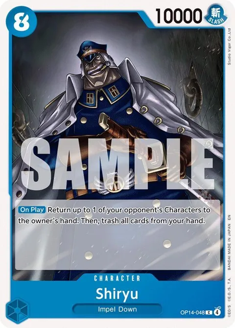 Shiryu OP14-048 One Piece card from The Azure Sea's Seven