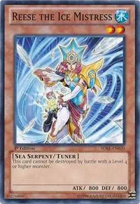Reese the Ice Mistress SDRE-EN020 Yu-Gi-Oh card from Structure Deck: Realm of the Sea Emperor