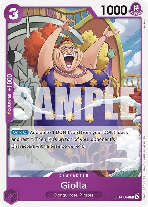 Giolla OP14-064 One Piece card from The Azure Sea's Seven