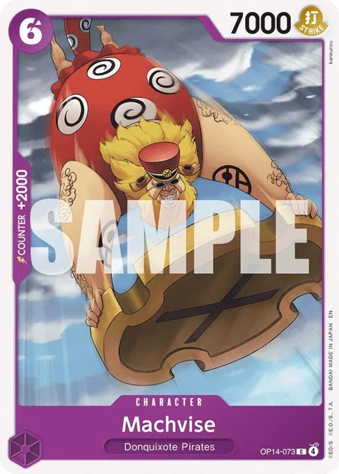 Machvise OP14-073 One Piece card from The Azure Sea's Seven
