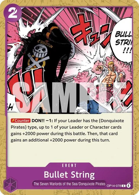 Bullet String OP14-078 One Piece card from The Azure Sea's Seven