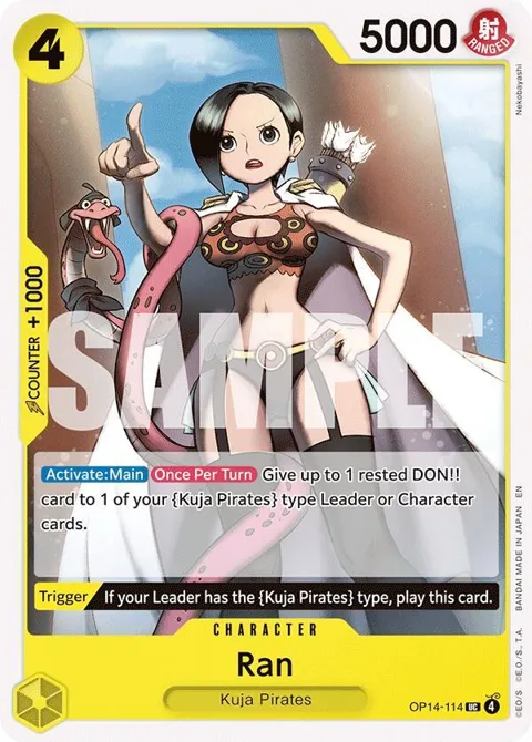 Ran OP14-114 One Piece card from The Azure Sea's Seven