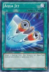 Aqua Jet SDRE-EN027 Yu-Gi-Oh card from Structure Deck: Realm of the Sea Emperor