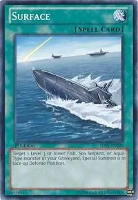 Surface SDRE-EN028 Yu-Gi-Oh card from Structure Deck: Realm of the Sea Emperor