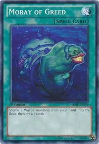 Moray of Greed SDRE-EN029 Yu-Gi-Oh card from Structure Deck: Realm of the Sea Emperor