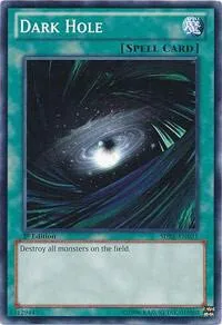 Dark Hole SDRE-EN031 Yu-Gi-Oh card from Structure Deck: Realm of the Sea Emperor
